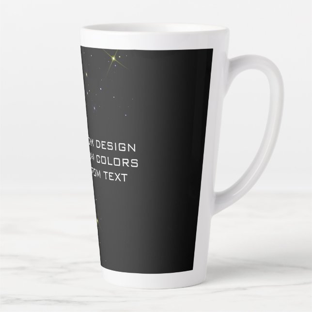 Your Custom Design - Latte Mug (Right)