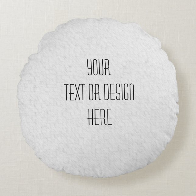 Your Custom Design - Round Pillow (Front)
