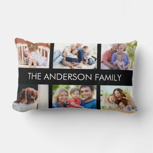 Your Custom Family Friends Photo Collage Template Lumbar Pillow - Create your own personalized family and friends photo collage pillow with your custom images and text. Add your favorite photos, designs or artworks to create something really unique. To edit this design template, upload your own image as shown above. You can also change the background color to any of your choice
Treat yourself or make the perfect gift for family, friends, parents and grandparents!