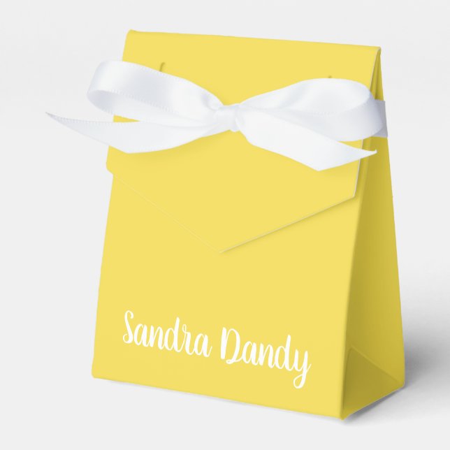 Your Custom Favor Boxes (Front Side)