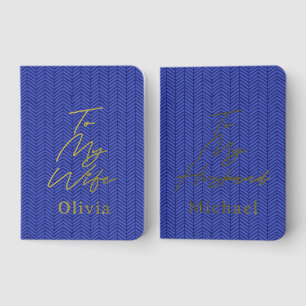 Your Custom Husband Wife Wedding Vows Book