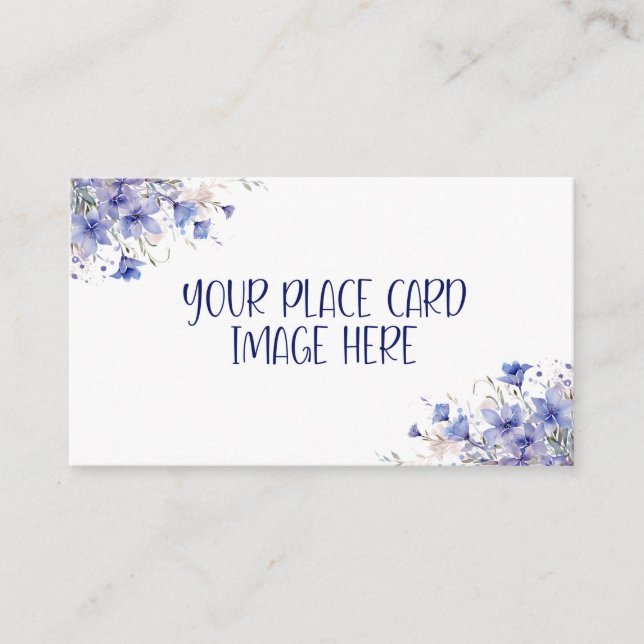 Your Custom Image Place Card (Front)