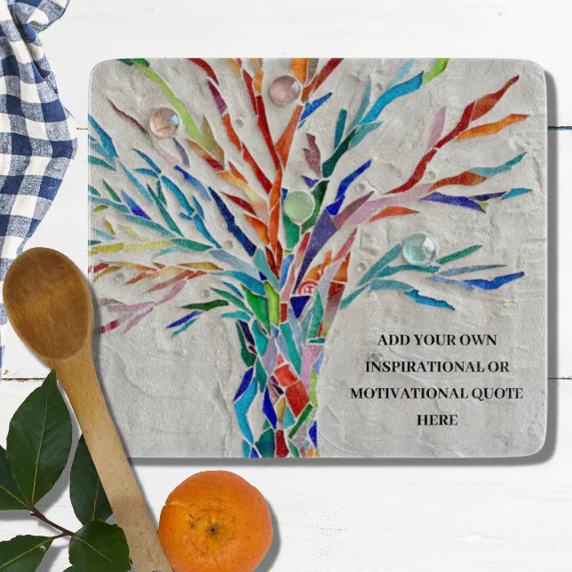Discover Your Custom Inspirational Quote Cutting Board