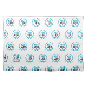 Your Custom Logo Image All Over Patterned Cloth Placemat