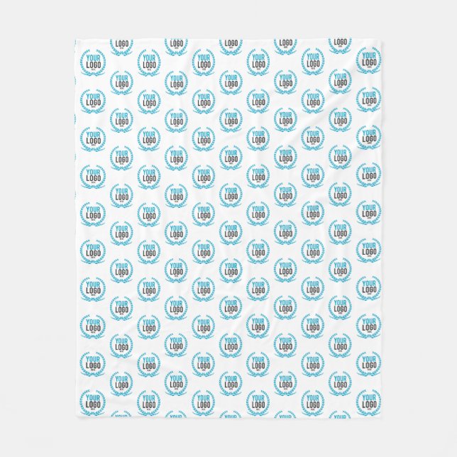 Your Custom Logo | Image All Over Patterned Fleece Blanket (Front)