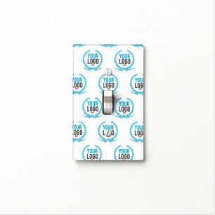 Your Custom Logo   Image All Over Patterned Light Switch Cover