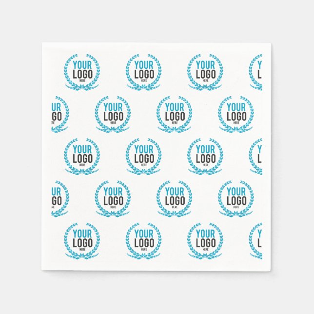 Your Custom Logo | Image All Over Patterned Napkins (Front)