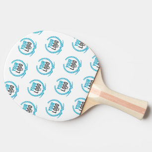 Your Custom Logo   Image All Over Patterned Ping Pong Paddle