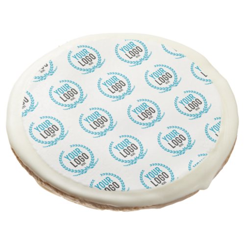 Your Custom Logo  Image All Over Patterned Sugar Cookie