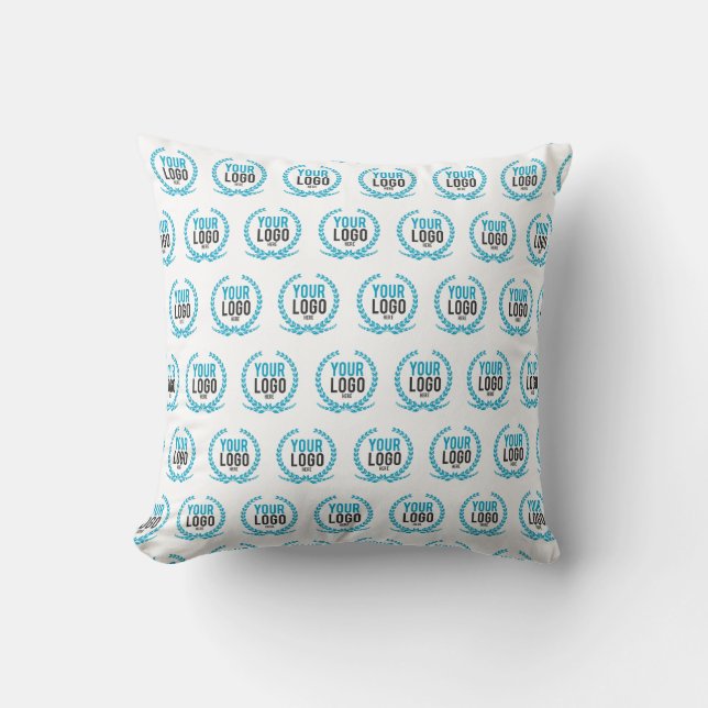 Your Custom Logo | Image All Over Patterned Throw Pillow (Front)