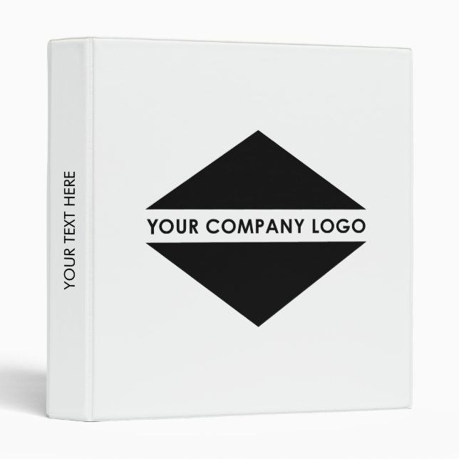 Your Custom Logo or Design 3-Ring Binder (Front/Spine)