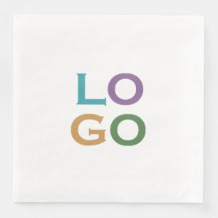 Your Custom Logo or Image Paper Dinner Napkins