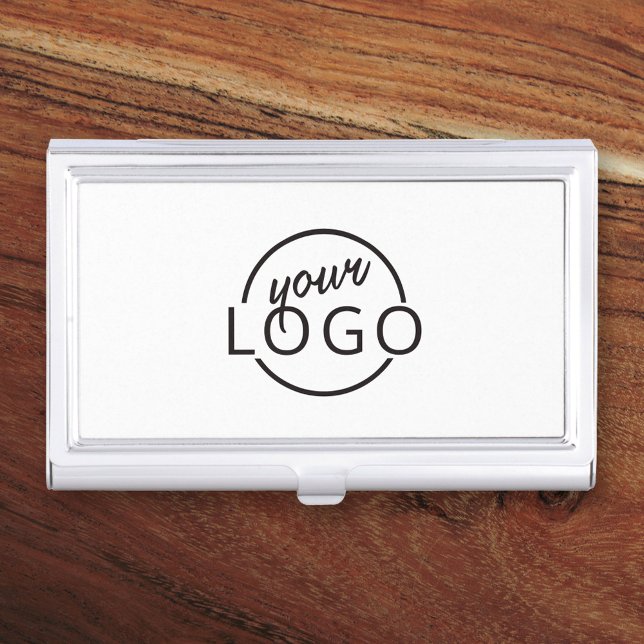 Your custom logo personalized business card case (Creator Uploaded)