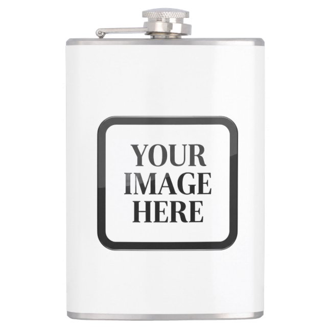 Your Custom Memory - Personalized Photo Placeholde Flask (Front)
