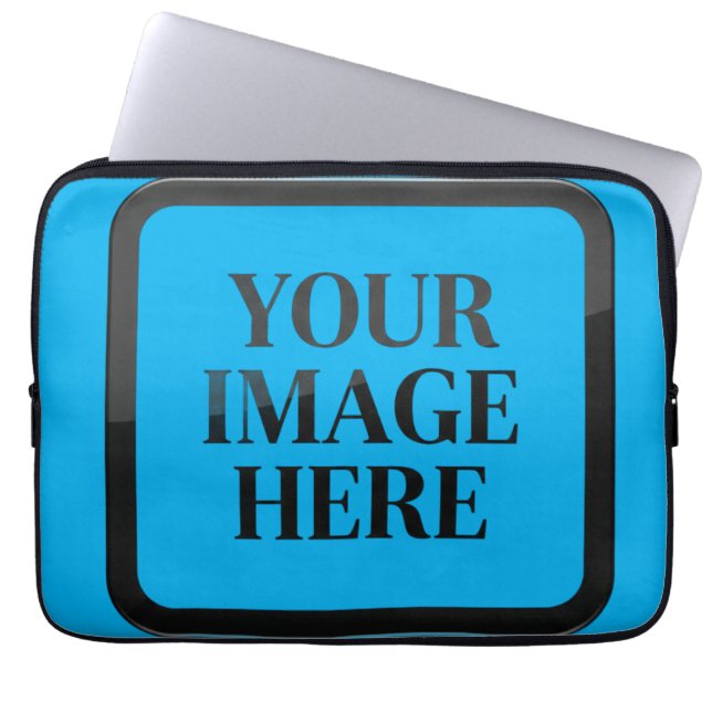 Your Custom Memory - Personalized Photo Placeholde Laptop Sleeve (Front)
