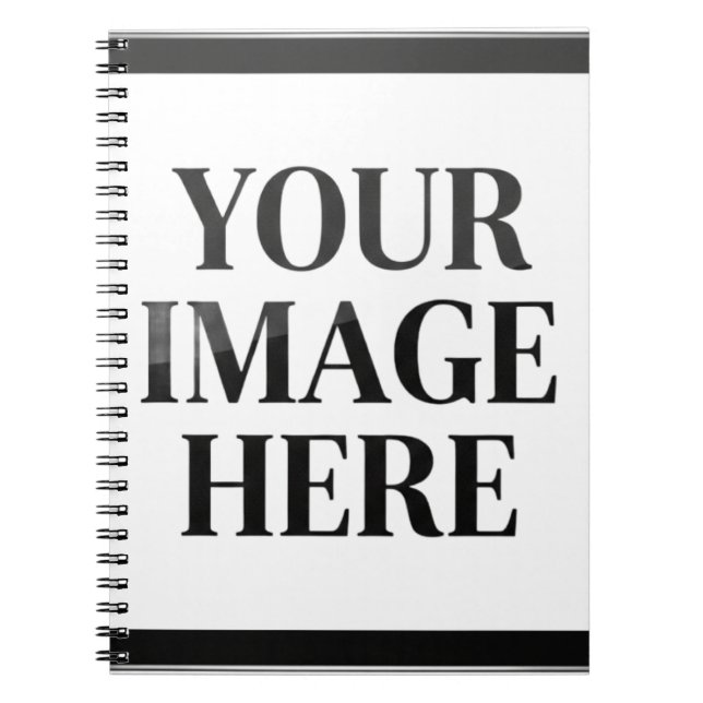 Your Custom Memory - Personalized Photo Placeholde Notebook (Front)