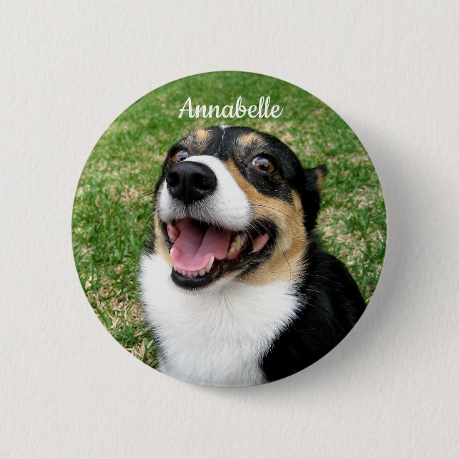 Your Custom Pet Photo Add Your Dog Here Button (Front)