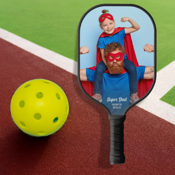 Your Custom Photo And Any Text Personalized Pickleball Paddle by colorfulgalshop at Zazzle