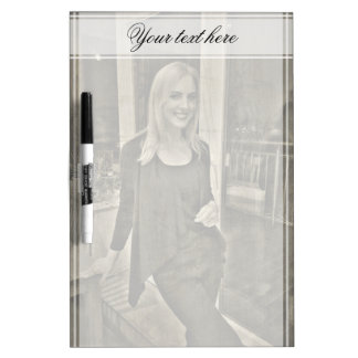 Your custom photo and text Dry-Erase board