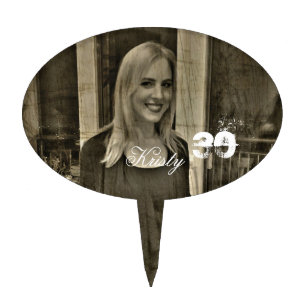 Your custom photo cake topper