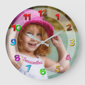 Your Custom Photo Kids Clock