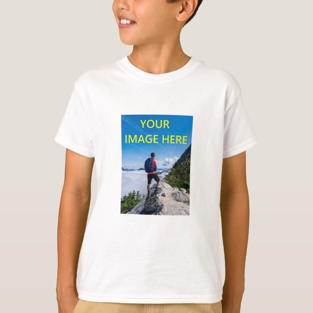 Your Custom Photo, Your Image Here Shirt, Custom T-Shirt (Front)