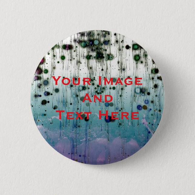 Your custom Picture and Text Personalized Button (Front)