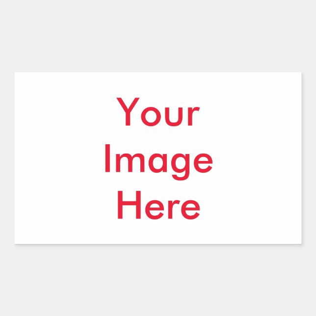 Your custom Picture Rectangular Sticker (Front)