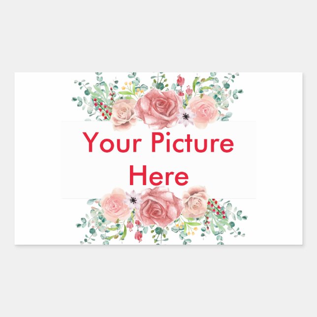 Your custom Picture Square Sticker (Front)