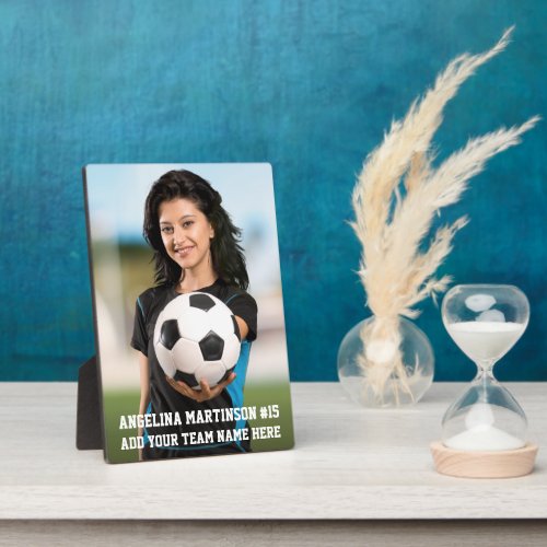 Your Custom Soccer or Your Sport 5 x 7 Photo Plaque