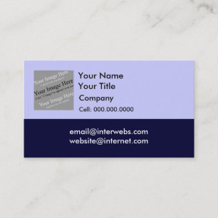 Your Custom Square Image San Serif Card Template