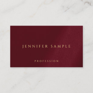 Your Custom Text Elegant Luxury Signature Matte Business Card