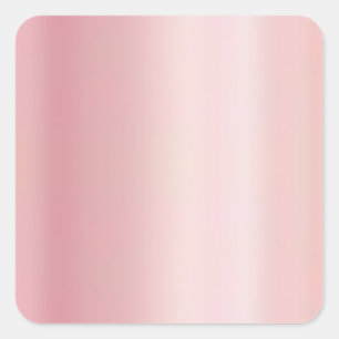 Your Custom Text Elegant Rose Gold Template Blank Square Sticker