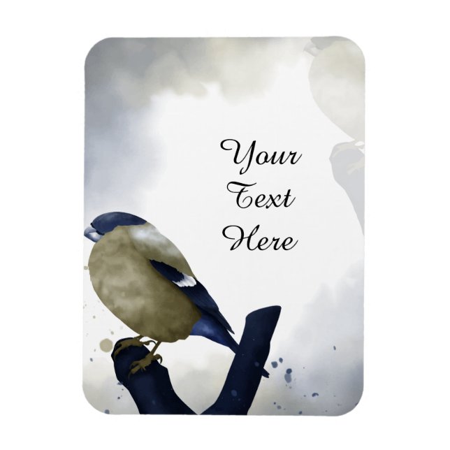 Your Custom Text - Little Bird Personalized Magnet (Vertical)