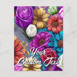 Your Custom Text Mixed Flowers 24 Template
