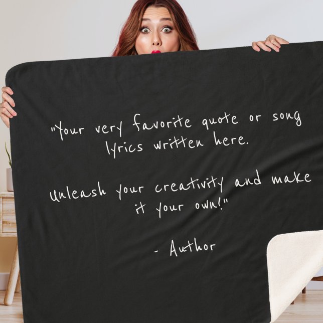 Your custom text or in jokes BFF Sherpa Blanket (Creator Uploaded)