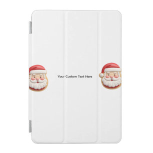 Your Custom Text Santa Cookie Christmas iPad Mini Cover