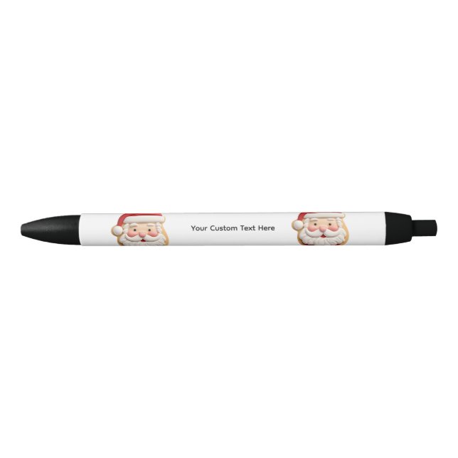 Your Custom Text Santa Cookie Christmas Pen (Front)