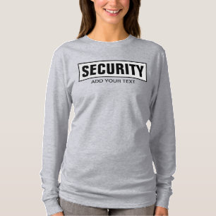 Your Custom Text Template Womens Long Sleeve Grey T-Shirt