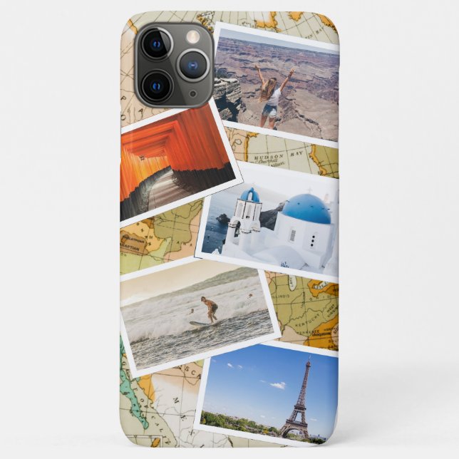 Your Custom Travel Destination Postcard Case-Mate iPhone Case (Back)
