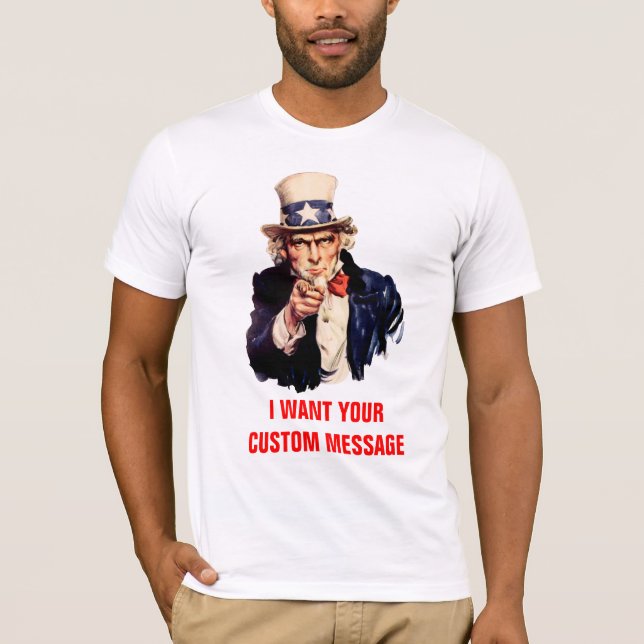 Your Custom Uncle Sam T-Shirt (Front)