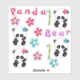 Your cute pandas sticker