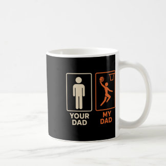 Your Dad My Dad Sketll Dunk Daughter Son Father's Coffee Mug