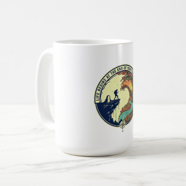 “Your Daily Dose of Motivation” Quote Mug (Front Left)