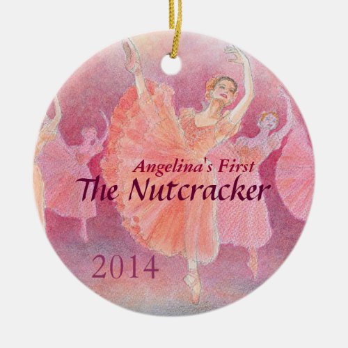 Your Dancers First Nutcracker Ballet Ornament