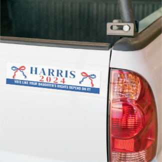 Your Daughter's Rights Depend on It Harris 2024 Bumper Sticker