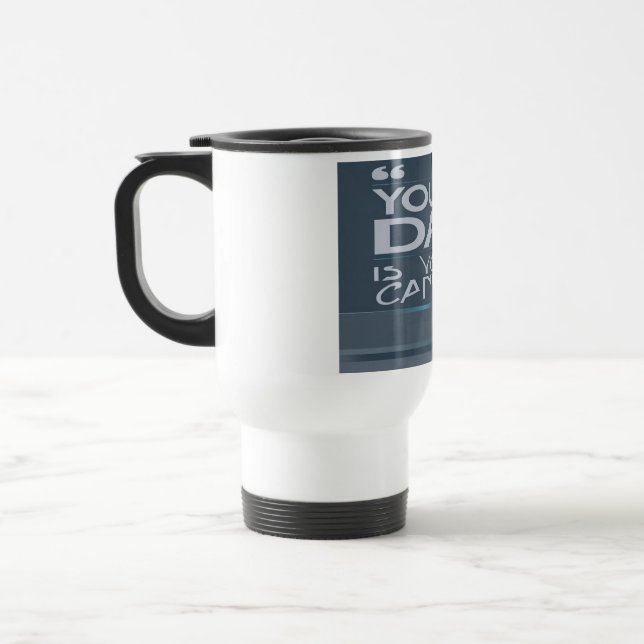 Your DAW Is Your Canvas 2 Travel Mug (Left)