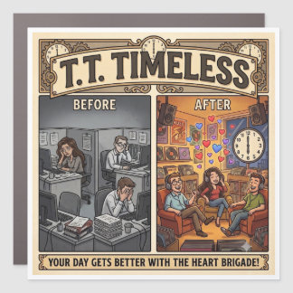 Your Day Gets Better Car Magnet