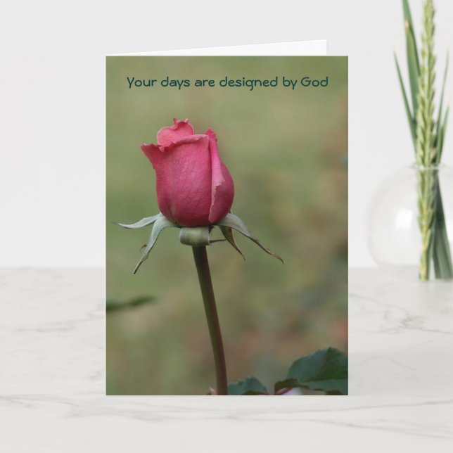 Your days are God's Card (Front)