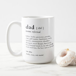 Your Definition of Dad Personalized Photo Mug